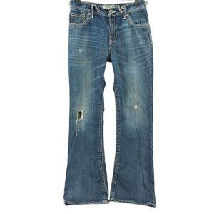 Buckle BKE Tyler Jeans Boot READ CONDITION Men Size 29 L 33.5" Inseam Distressed